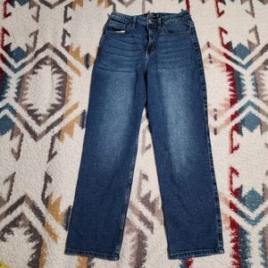 HOLLISTER Ultra High-Rise Vintage Straight Stretch blue jeans - Size 7R